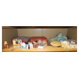 CONTENTS OF SHELF IN GARAGE CABINET - BUFFING