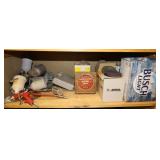 CONTENTS OF SHELF IN GARAGE CABINET - AUTOMOTIVE