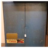 METAL 2 DOOR GARAGE/INDUSTRIAL CABINET WITH
