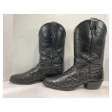 NOCONA LEATHER COWBOY BOOTS WITH BOOT COVERS -