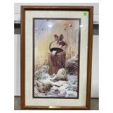 CHRISTOPHER B. WALDEN FRAMED AND MATTED PRINT