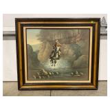 OIL ON CANVAS WOOD FRAMED ARTIST STANFORD