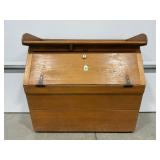 PRIMITIVE WOODEN PINE WORKTOP DRY STORAGE / POTATO
