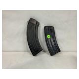 LOT OF 2 - AK47 7.62 X 39 MAGAZINES