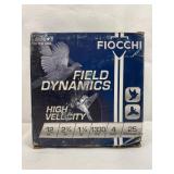 FIOCCHI HIGH VELOCITY 12 GAUGE 2 3/4" 4 SHOT