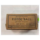 50 ROUNDS OF 45 ACP BALL AMMO & SEMI WAD CUTTER IN