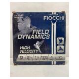 FIOCCHI HIGH VELOCITY 12 GAUGE 2 3/4" 4 SHOT