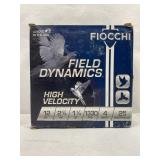 FIOCCHI HIGH VELOCITY 12 GAUGE 2 3/4" 4 SHOT