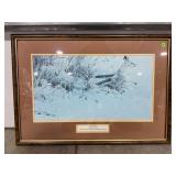 FRAMED AND MATTED PRINT BY CHRISTOPHER B. WALDEN