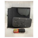 ALLEN RIFLE CARTRIDGE BELT AND GUN SAFE DOOR