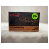 20 ROUNDS OF PMC BRONZE 223 REMINGTON AMMUNITION