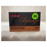20 ROUNDS OF PMC BRONZE 223 REMINGTON AMMUNITION