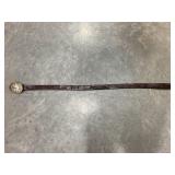 TONY LAMAR GENUINE LIZARD BELT WITH CRUMRINE