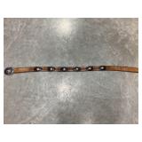 CUSTOM LEATHER BUFFALO NICKEL BELT WITH