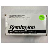 50 ROUNDS OF REMINGTON 40 S&W 165 GRAIN PISTOL