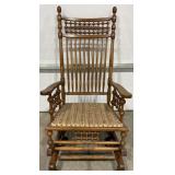 VICTORIAN ERA STICK AND BALL PLATFORM ROCKING