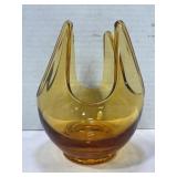 VINTAGE VIKING GLASS EPIC AMBER 5" PATIO LIGHT