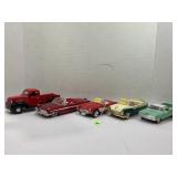 LOT OF 5 ASSORTED DIE CAST CARS AND TRUCKS