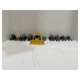 LOT OF 10 ASSORTED 1/64 SCALE FARM TRACTORS