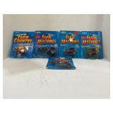 ERTL 1/64 CASE IH TRACTORS & MACHINE TRAILER IN