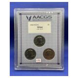 1980 AACGS P/D/S MS64 SUSAN B. ANTHONY 3 COIN SET