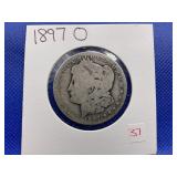 1897-O MORGAN SILVER DOLLAR