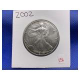 2002 AMERICAN SILVER EAGLE