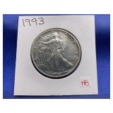 1993 AMERICAN SILVER EAGLE