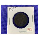 1897 CANADA ONE CENT PIECE