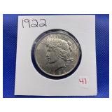 1922 PEACE DOLLAR