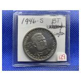 1946-S BOOKER T WASHINGTON HALF DOLLAR