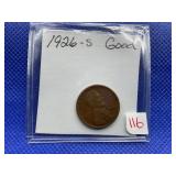 1926-S MERCURY DIME GOOD