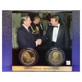 RONALD REAGEN AND DONALD TRUMP COMMEMORATIVE