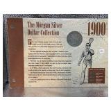 1900 MORGAN SILVER DOLLAR WITH COA