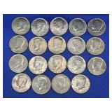 LOT OF 19 - 1976 KENNEDY HALF DOLLARS
