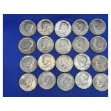 LOT OF 20 - 1972-1973 KENNEDY HALF DOLLARS