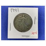 1941 WALKING LIBERTY HALF DOLLAR