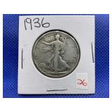 1936 WALKING LIBERTY HALF DOLLAR