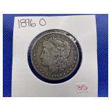 1896-O MORGAN SILVER DOLLAR