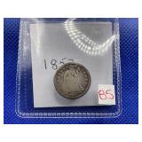 1853 SEATED DIME