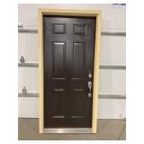 MASTERCRAFT 36" ENTRY DOOR WITH FRAME AND HARDWARE