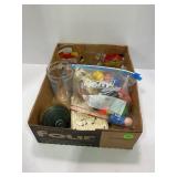 FISHER PRICE PEOPLE, MUSIC BOX, GARFIELD GLASSES,