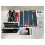 LARGE LOT OF NEW IDEA & AVCO PENS & PENCILS
