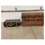 HUMP BACK TRUNK AND SUITCASE