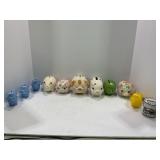 LARGE LOT OF CHILDRENS COIN BANKS.