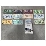 LARGE LOT OF ASSORTED LICENSE PLATES