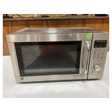 GE MICROWAVE BROWNER STAINLESS STEEL