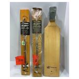 2 HUSKEY TIP-UP BRIMBALE AND A SHARP FISH FILLET