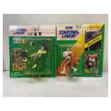 878.  (11) Sealed Vintage NFL Football Starting Li