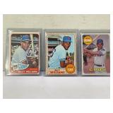 190.  Lot of (3) Billy Williams Chicago Cubs 1965,